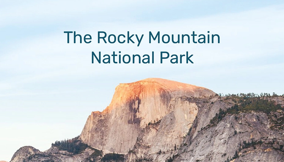 Rocky Mountian National Park banner